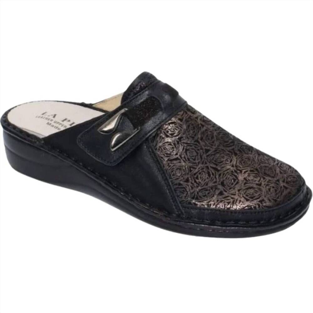 NEW LAPLUME women's joyce clog in black